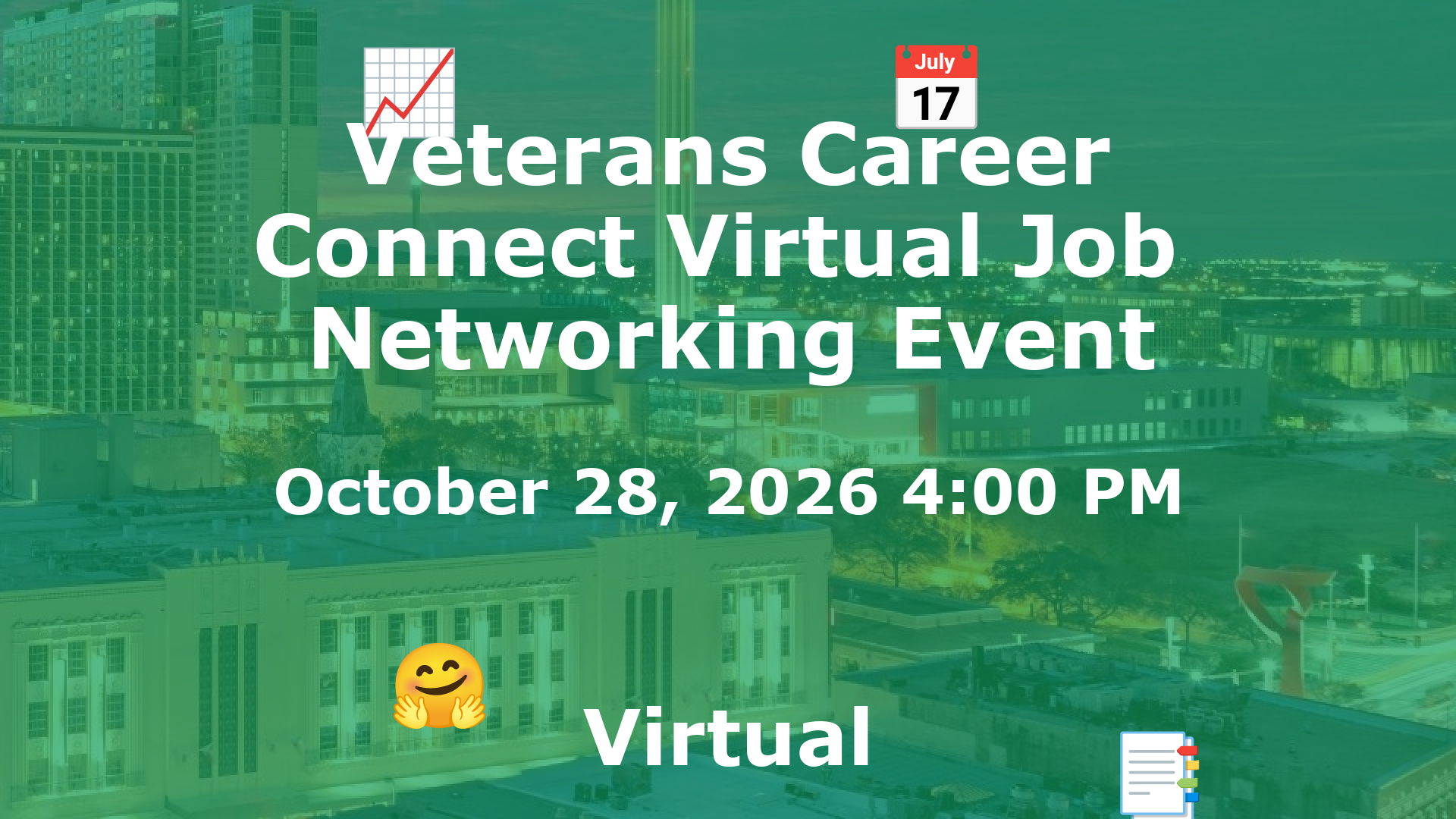 Veterans Career Connect Virtual Job  Networking Event event image
